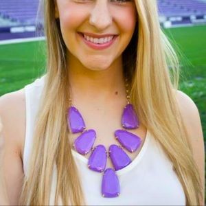Kendra Scott Harlow Necklace in Purple